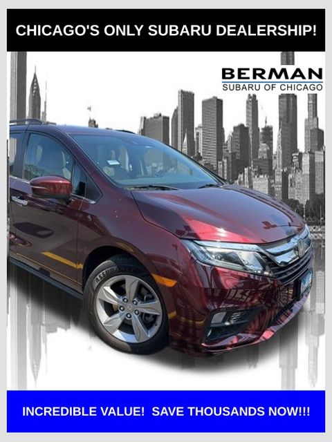 Red (Deep Scarlet Pearl) 2018 Honda Odyssey EX-L FWD Minivan Front-Wheel Drive 9-Speed Automatic