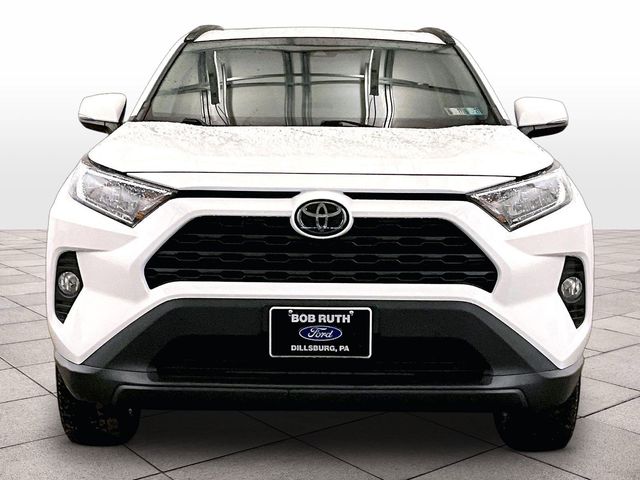 2020 Toyota RAV4 XLE White at John Sisson Motors