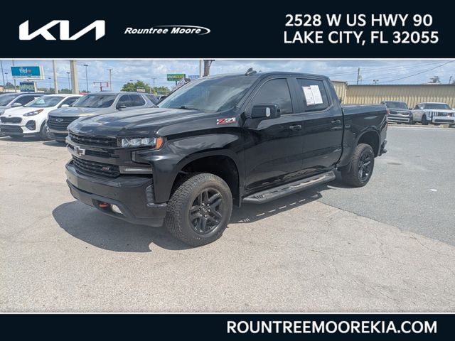 Black 2019 Chevrolet Silverado 1500 LT Trail Boss Crew Cab 4WD Pickup Truck Four-Wheel Drive 8-Speed Automatic