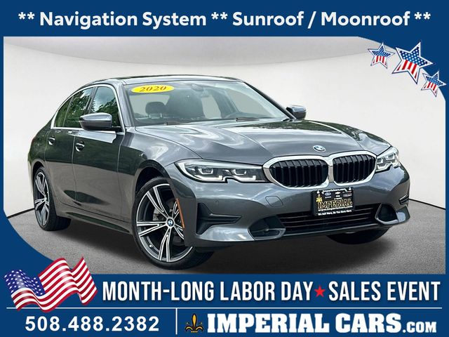 Mineral Gray Metallic 2020 BMW 3 Series Sedan All-Wheel Drive 8-Speed Automatic