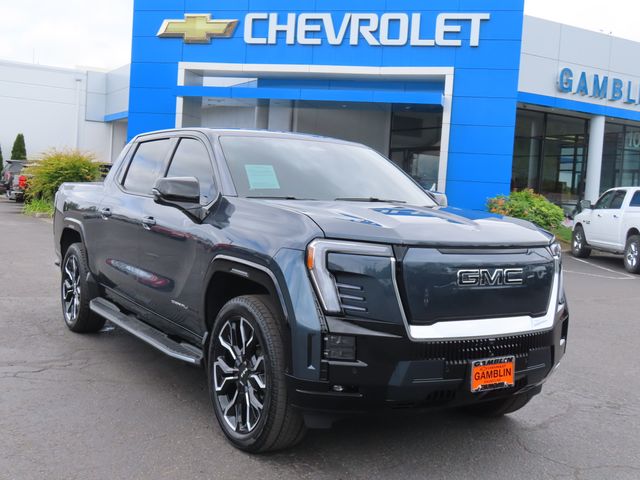 Deep Ocean Metallic 2025 GMC Sierra EV Pickup Truck All-Wheel Drive 1-Speed Automatic