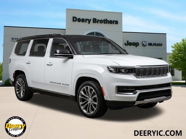 Bright White Clearcoat 2023 Jeep Grand Wagoneer SUV / Crossover Four-Wheel Drive 8-Speed Automatic