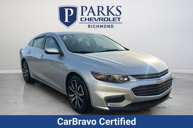 Silver Ice Metallic 2017 Chevrolet Malibu LT FWD Sedan Front-Wheel Drive 6-Speed Automatic