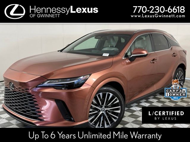 Red (Copper Crest) 2024 Lexus RX SUV / Crossover Front-Wheel Drive 8-Speed Automatic