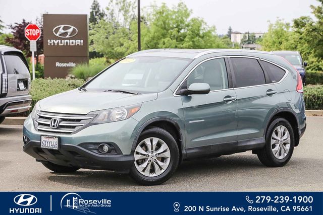 Blue 2012 Honda CR-V EX-L FWD SUV / Crossover Front-Wheel Drive 5-Speed Automatic