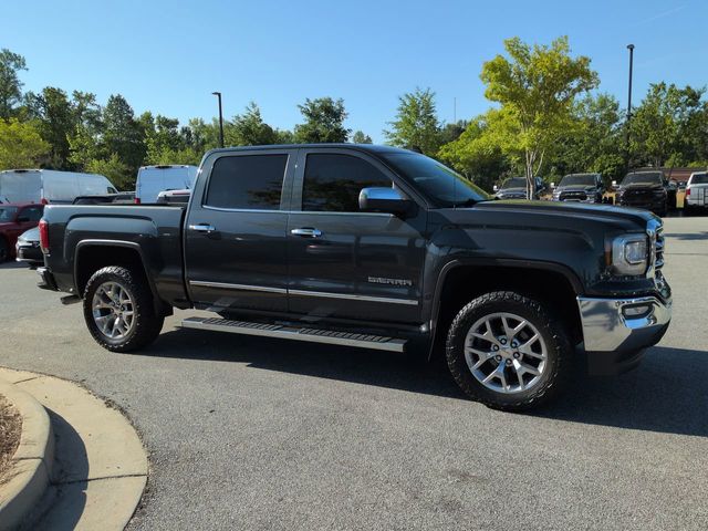 Dark Slate Metallic 2018 GMC Sierra 1500 SLT Crew Cab Pickup Truck 4X2 6-Speed Automatic Overdrive