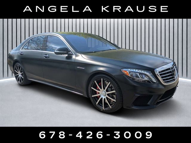 Black 2016 Mercedes-Benz S-Class S 63 AMG Sedan All-Wheel Drive 7-Speed Automatic