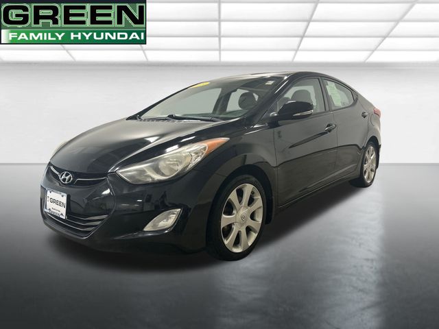 Black Diamond Pearl 2013 Hyundai Elantra Limited FWD Sedan Front-Wheel Drive 6-Speed Automatic Overdrive