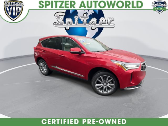 2023 Acura RDX Technology Package Red at Rochrich Mazda