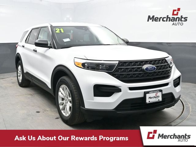 Oxford White 2021 Ford Explorer AWD SUV / Crossover All-Wheel Drive Automatic
