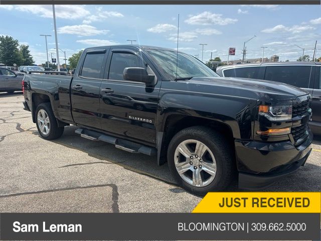 Black 2017 Chevrolet Silverado 1500 Pickup Truck 4X2 6-Speed Automatic Overdrive