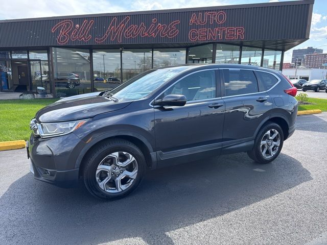 Gray (Gunmetal Metallic) 2017 Honda CR-V EX-L AWD SUV / Crossover All-Wheel Drive Continuously Variable Transmission