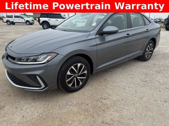 Summit White 2025 Volkswagen Jetta S FWD Sedan Front-Wheel Drive 8-Speed Automatic