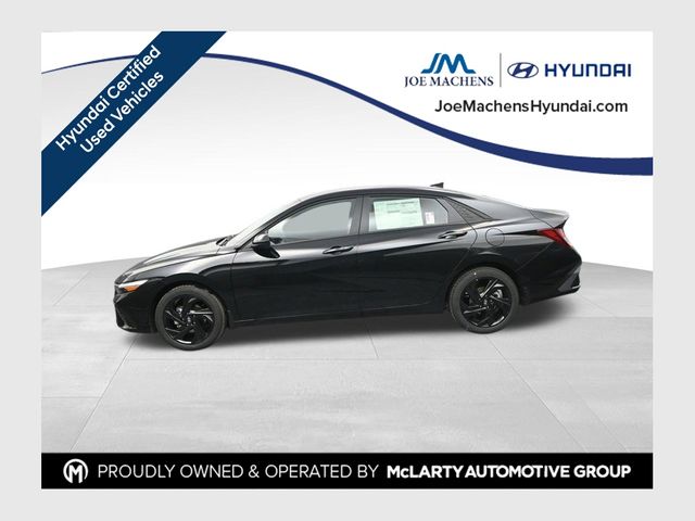Abyss Black 2026 Hyundai Elantra Sedan Front-Wheel Drive Continuously Variable Transmission