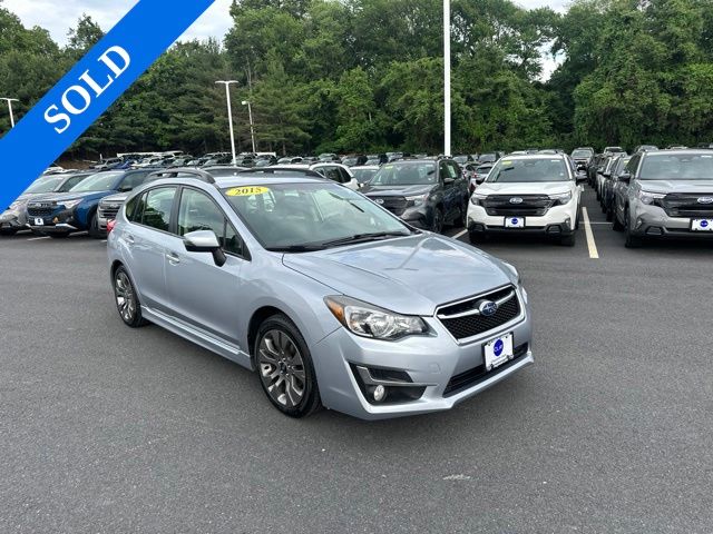 Ice Silver Metallic 2015 Subaru Impreza 2.0i Sport Limited Hatchback Hatchback All-Wheel Drive Continuously Variable Transmission