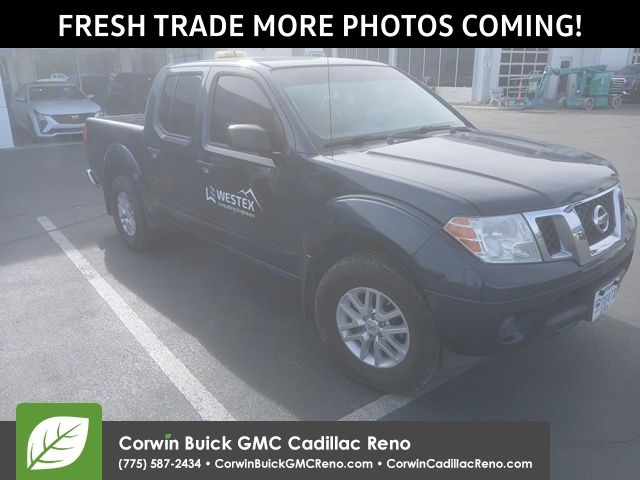 Arctic Blue Metallic 2019 Nissan Frontier SV V6 Crew Cab 4WD Pickup Truck Four-Wheel Drive 5-Speed Automatic Overdrive