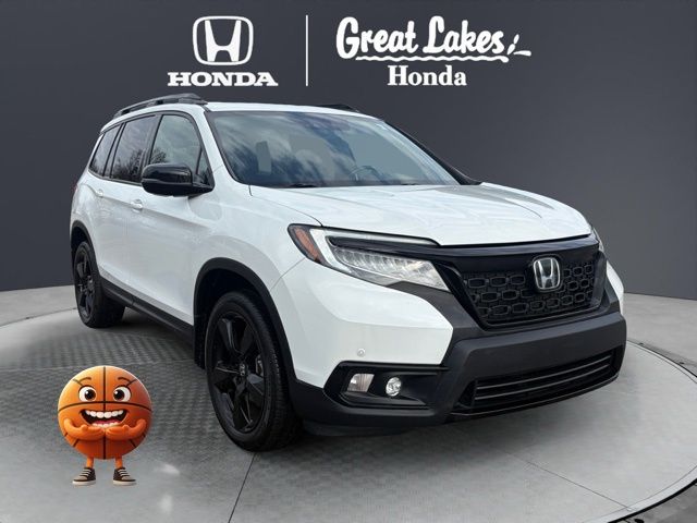 Platinum White Pearl 2021 Honda Passport Elite AWD SUV / Crossover All-Wheel Drive 9-Speed Automatic
