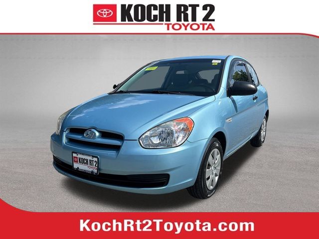 Ice Blue Metallic 2009 Hyundai Accent Hatchback Front-Wheel Drive 5-Speed Manual
