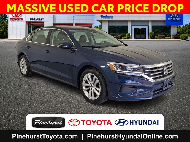 Black 2020 Volkswagen Passat Sedan Front-Wheel Drive 6-Speed Automatic