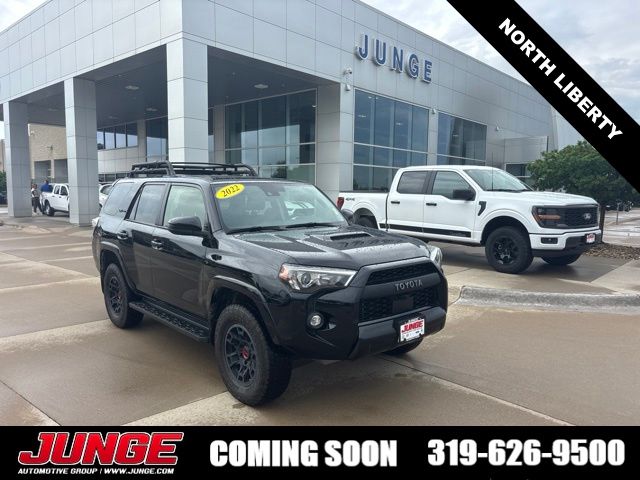 Midnight Black Metallic 2022 Toyota 4Runner TRD Pro 4WD SUV / Crossover Four-Wheel Drive 5-Speed Automatic