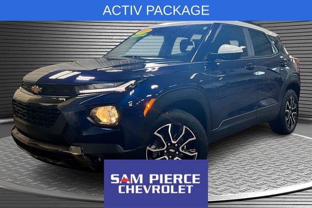 Blue Glow Metallic 2023 Chevrolet Trailblazer ACTIV AWD SUV / Crossover Four-Wheel Drive 9-Speed Automatic