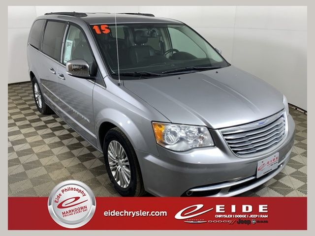 Billet Silver Metallic Clearcoat 2015 Chrysler Town & Country Minivan Front-Wheel Drive 6-Speed Automatic