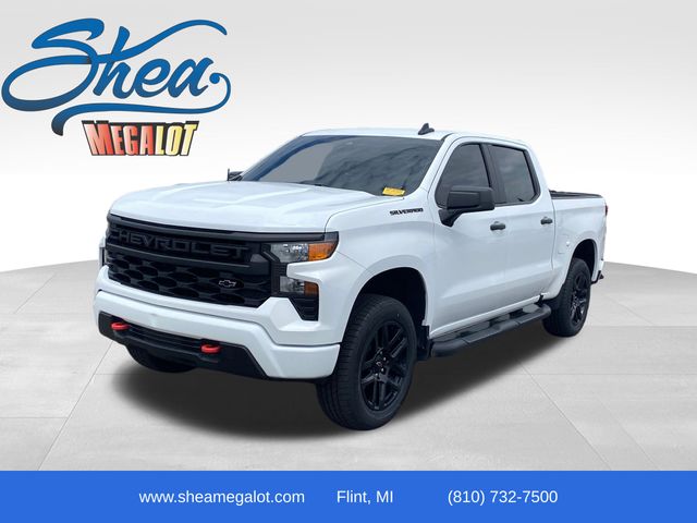 Summit White 2024 Chevrolet Silverado 1500 Pickup Truck Four-Wheel Drive 8-Speed Automatic