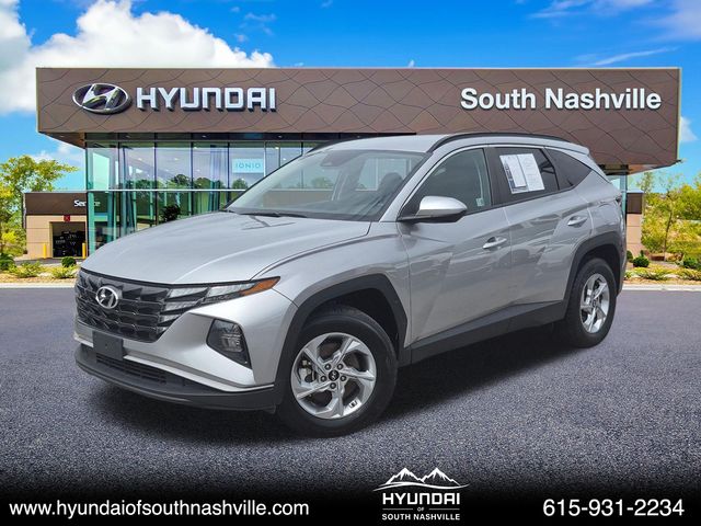 Shimmering Silver 2024 Hyundai Tucson SUV / Crossover All-Wheel Drive 8-Speed Automatic