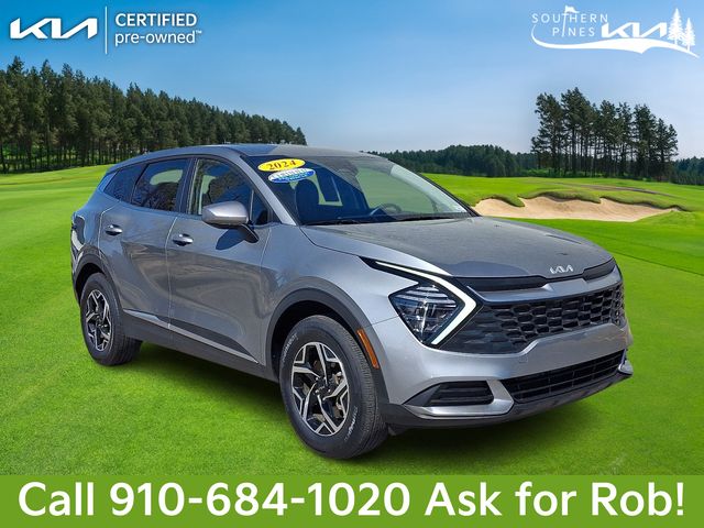 Steel Gray 2024 Kia Sportage LX AWD SUV / Crossover All-Wheel Drive 8-Speed Automatic