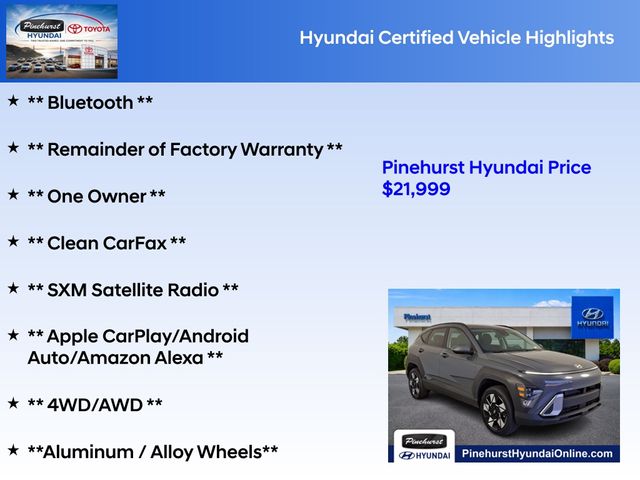 Used 2025 Hyundai Kona SUV