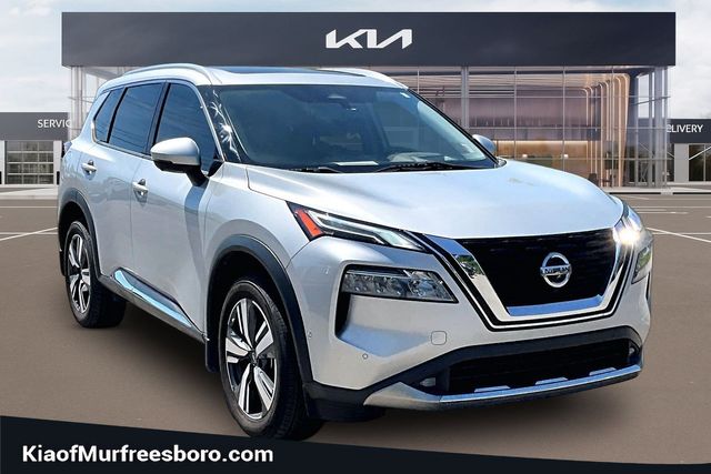 Brilliant Silver Metallic 2021 Nissan Rogue SUV / Crossover All-Wheel Drive Continuously Variable Transmission