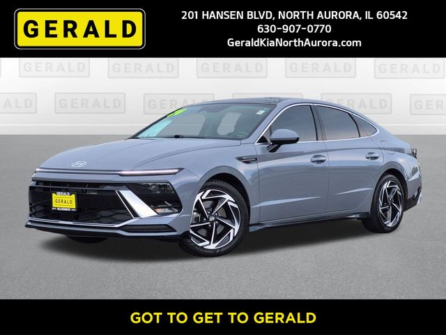Transmission Blue 2024 Hyundai Sonata Sedan Front-Wheel Drive 8-Speed Automatic