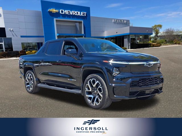 Black 2024 Chevrolet Silverado EV RST e4WD Pickup Truck All-Wheel Drive 1-Speed Automatic