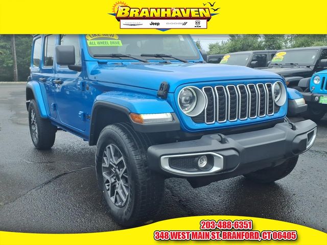 Hydro Blue Pearl Coat 2025 Jeep Wrangler SUV / Crossover Four-Wheel Drive 8-Speed Automatic