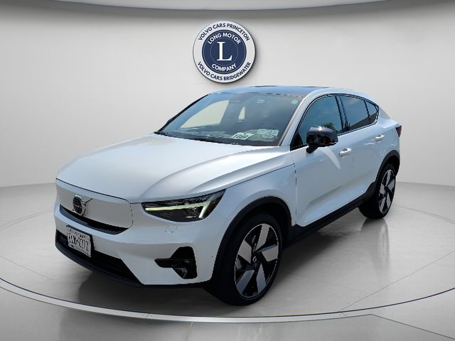 Crystal White 2023 Volvo C40 Recharge Twin Ultimate eAWD SUV / Crossover All-Wheel Drive 1-Speed Automatic