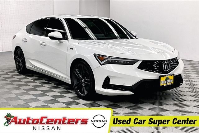 Platinum White Pearl 2024 Acura Integra Sedan Front-Wheel Drive 6-Speed Manual