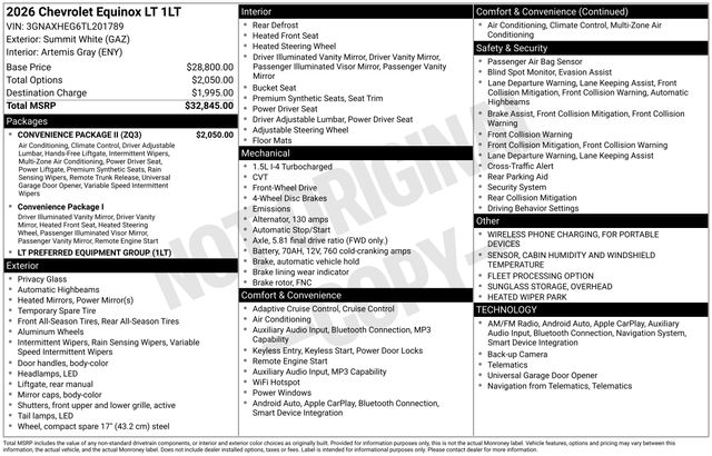 Used 2026 Chevrolet Equinox SUV