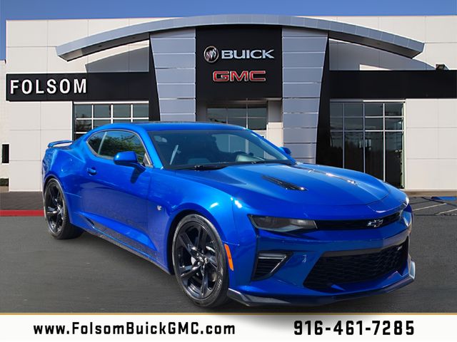 Hyper Blue Metallic 2017 Chevrolet Camaro Coupe Rear-Wheel Drive 8-Speed Automatic