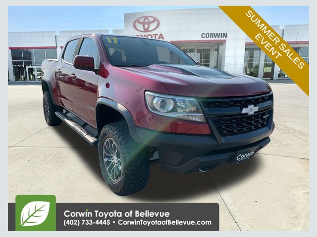 Cajun Red Tintcoat 2017 Chevrolet Colorado Pickup Truck Four-Wheel Drive 8-Speed Automatic
