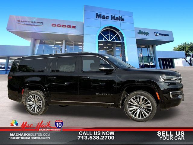 Diamond Black Crystal Pearlcoat 2025 Jeep Wagoneer L Series II 4WD SUV / Crossover Four-Wheel Drive 8-Speed Automatic