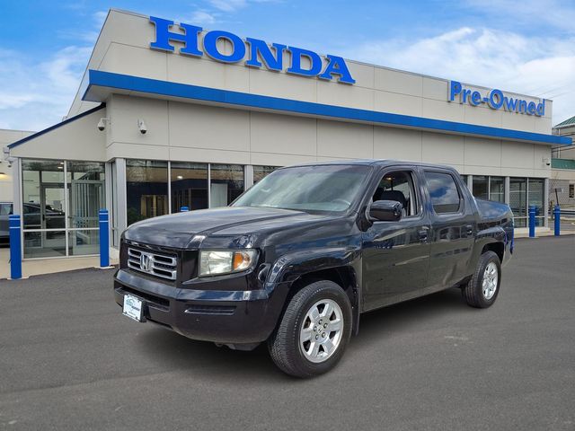 Black 2008 Honda Ridgeline Pickup Truck Four-Wheel Drive 5-Speed Automatic