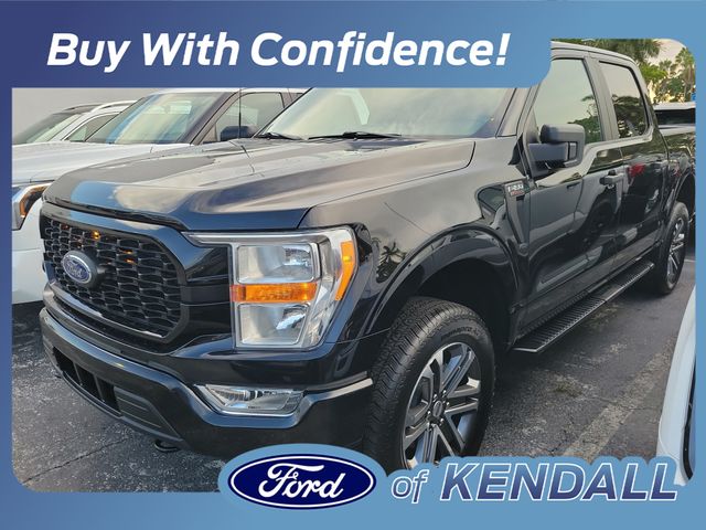 Black Metallic 2022 Ford F-150 Pickup Truck Four-Wheel Drive Automatic