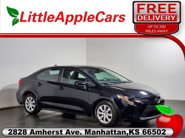 Midnight Black Metallic 2025 Toyota Corolla Sedan Front-Wheel Drive Continuously Variable Transmission