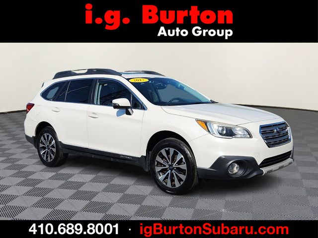 Crystal White Pearl 2017 Subaru Outback 2.5i Limited AWD Wagon All-Wheel Drive Continuously Variable Transmission
