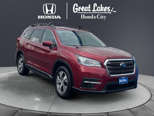 Crimson Red Pearl 2021 Subaru Ascent Premium 7-Passenger AWD SUV / Crossover All-Wheel Drive Continuously Variable Transmission