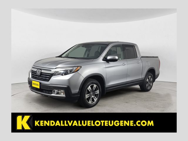 Silver 2017 Honda Ridgeline RTL-E AWD Pickup Truck All-Wheel Drive 6-Speed Automatic