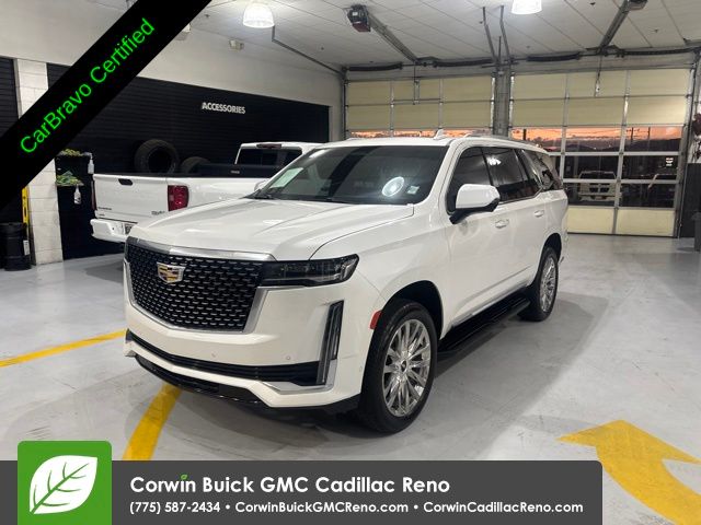 Crystal White Tricoat 2021 Cadillac Escalade SUV / Crossover Four-Wheel Drive
