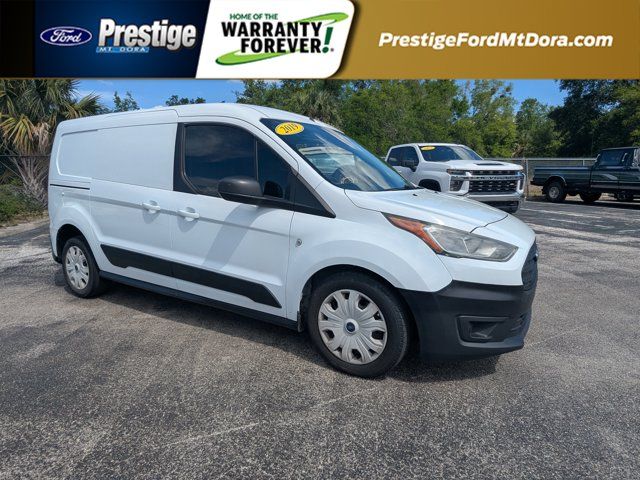 Frozen White 2019 Ford Transit Connect Cargo XL LWB FWD with Rear Cargo Doors Van Front-Wheel Drive 8-Speed Automatic