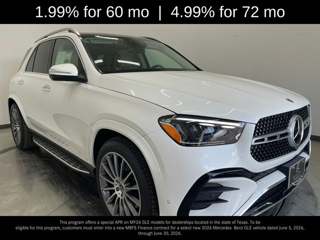 MANUFAKTUR Moonlight White Metallic 2026 Mercedes-Benz GLE 350 RWD SUV / Crossover Rear-Wheel Drive 9-Speed Automatic