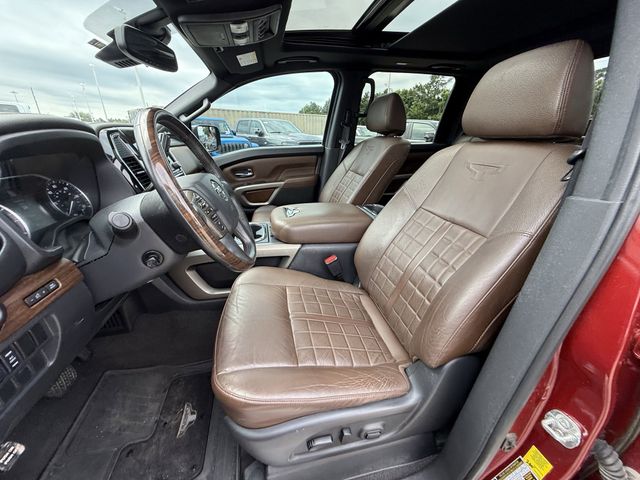 2021 Nissan Titan Platinum Reserve Red at Cook Ford